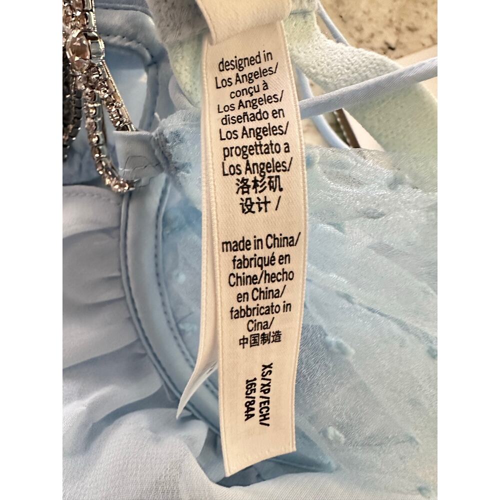 For Love & Lemons Izzy Slip Dress blue size XS - Picture 8 of 10